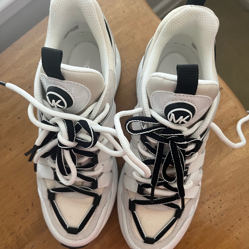 Michael Kors tennis shoes size 7.5 can be athletic or casual shoes. - Picture 6 of 13